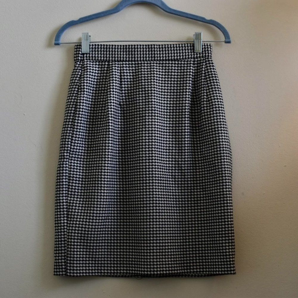 Vintage Houndstooth Skirt